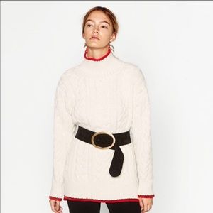 Zara beige turtleneck size small